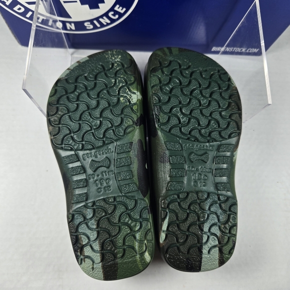 *NEW* Kids Unisex Birkenstock Super Birki Camo Slip On Clogs Mules EU30 US12 - Picture 7 of 8